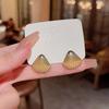 Fashion Retro Metal Geometry Silver Stud Earrings Women's 2023 Earrings Cold Wind Fancy Graceful Earrings