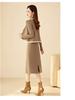 Goddess Style Knitted Two-Piece Set: Mid-Length Long-Sleeve Dress for Fall/Winter 2025