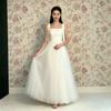 Light Wedding Dress French Suspender 1011 New Bridal Wedding Travel Photography Certificate Small White Dress Mesh Fluffy Dress