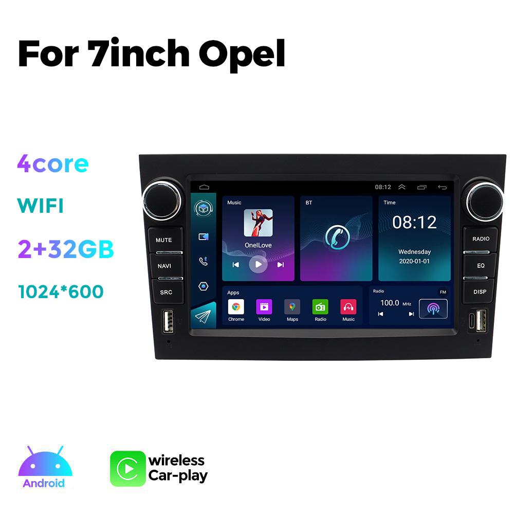 

Wireless CarPlay Auto Car Radio for Opel Astra H J 2004 Vectra Vauxhall Antara Zafira Corsa C D Vivaro Meriva Veda Multimedia FM
