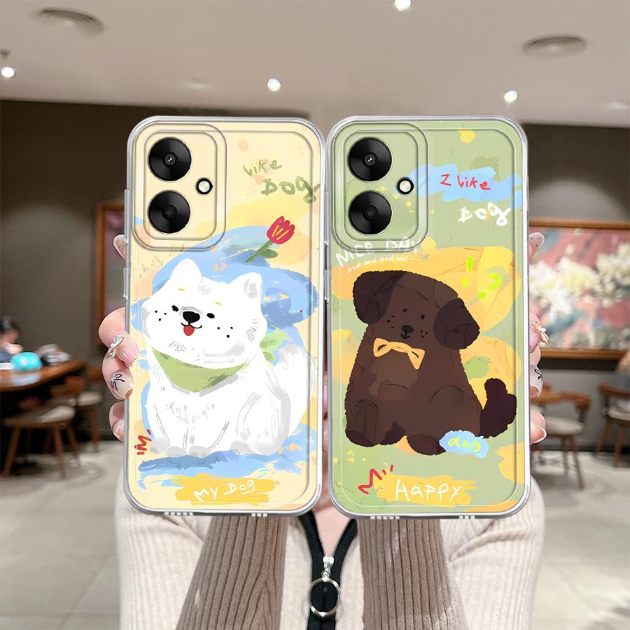 Case for Xiaomi Poco X3 Pro X3 NFC Soft Phone Cover Cartoon Dog