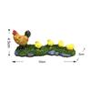 Chicken Family Figurines Hen Chick Models Micro Landscape Miniature Decoration Doll House Ornaments Home Decoration Farm Poultry