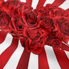 Romantic Red Love Heart Duvet Cover Set Soft Comfortable Polyester Bedding With Digital Print All-Season Machine Washable