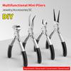 Mini Pliers Diagonal Pliers Round Bent Needle Nose Cutter Handcraft Beading Insulated Plier For DIY Small Jewelry pliers tools