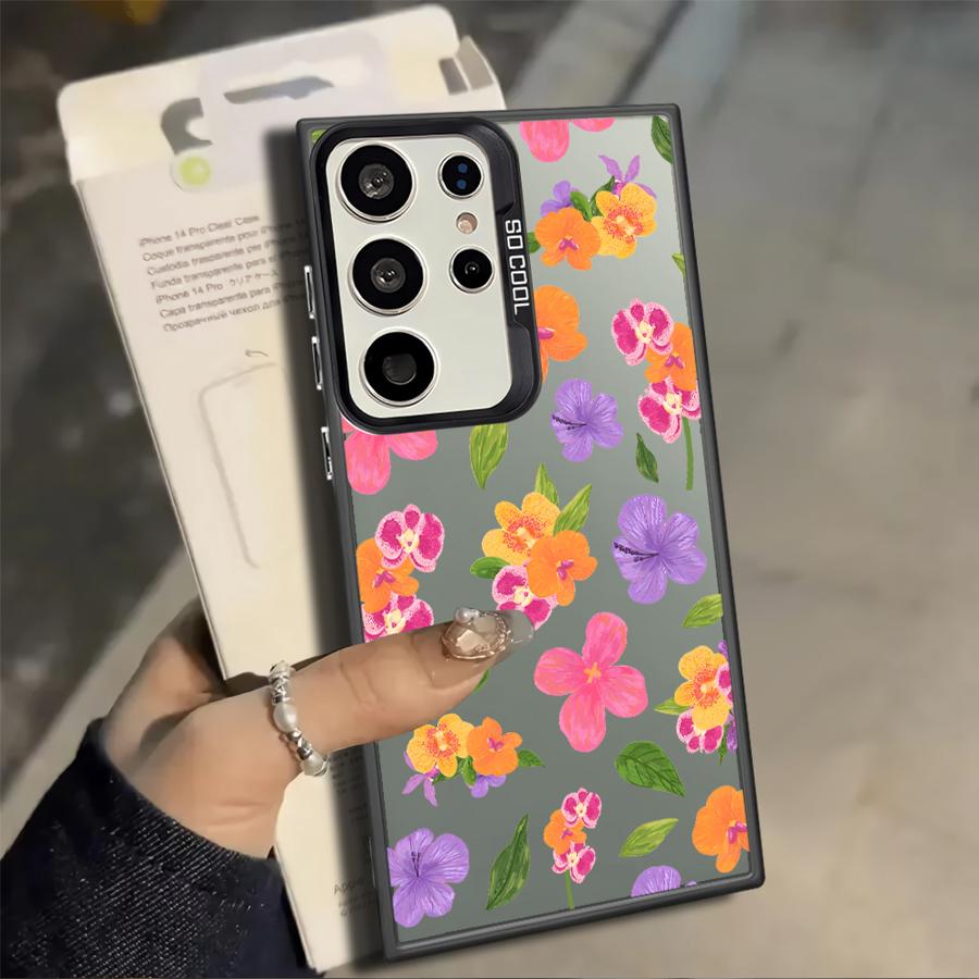 

Fruit Flowers Phone Cover Case for Samsung Galaxy S25 S24 FE S21 S22 S25Edge S23 Note 20 Ultra S20 Plus S23 Ultra Galaxy S20