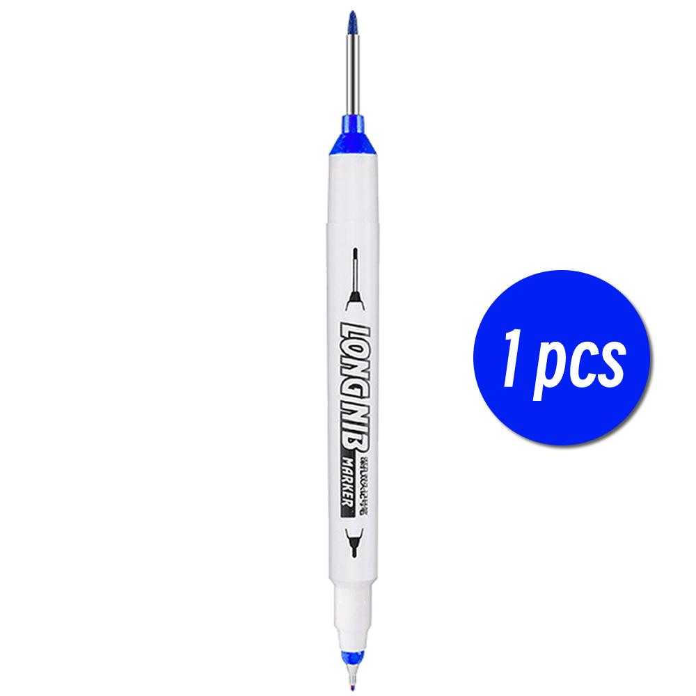 20mm Double-Tip Deep Hole Long Head Nib Markers Graffiti Marker Metal Pen Waterproof Woodworking Decoration Multi-Purpose Tools
