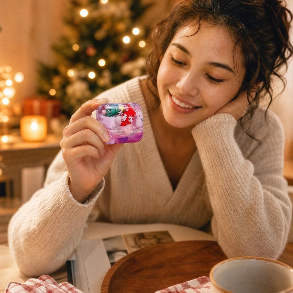 Cute Christmas Square Block Toy Fun for Kids and Adults