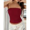 Y2K Strapless Top Women's Vest Women's Clothing 2025 Autumn and Winter