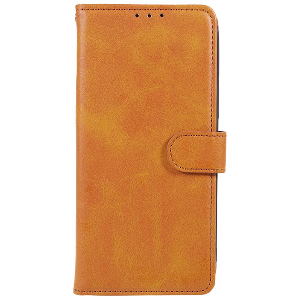 For iPhone 17 Pro Max Case Calf Texture PU Leather Wallet Phone Cover with Wrist Strap