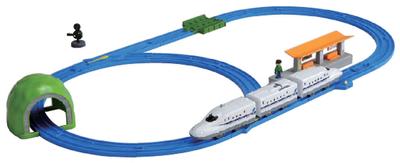 Plarail N700A Shinkansen Basisset Plarail First Time DVD inklusive