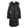 MONCLER DUBERRAN Duberan fur-trimmed hooded down jacket coat 00 blackUsed