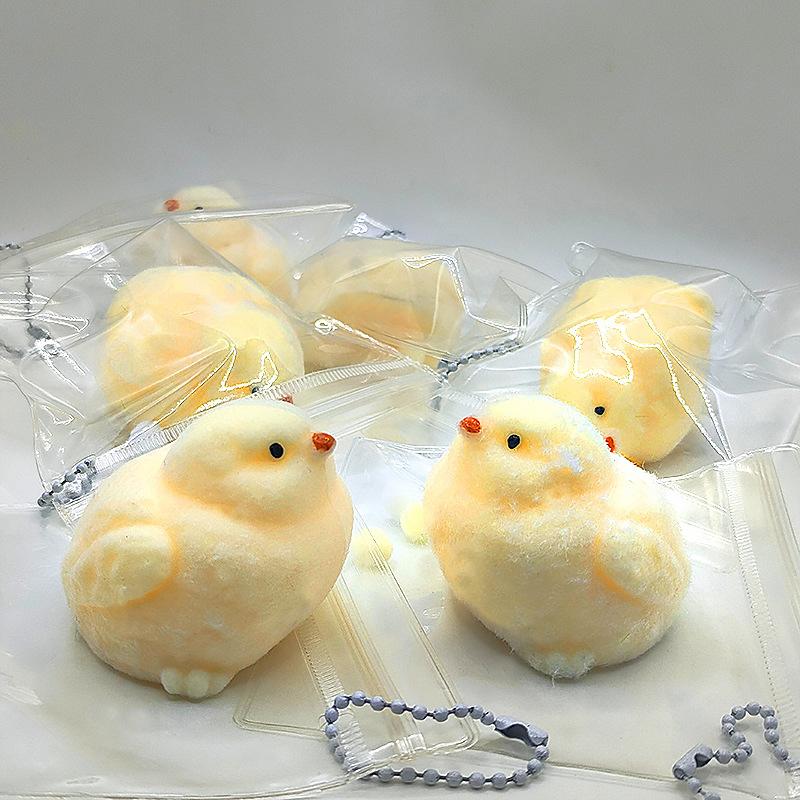 1Pc Silicone Hen Chicks Adult Kids Birthday Gift Toy Handmade Squishy Plush Simulation Yellow Chicken Squeezing Pinching Toys