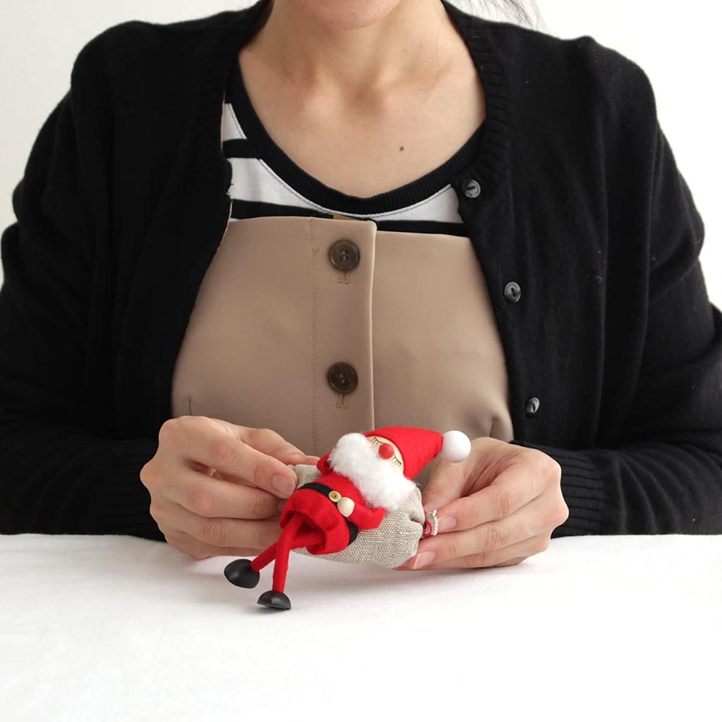 NORDIKA nisse Christmas Wooden Doll (Sleeping Santa/Red/NRD120075)