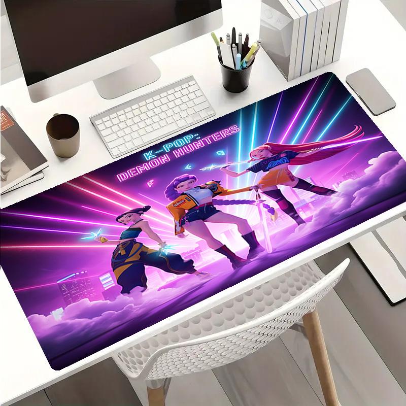 Kpop Hunter1 Mouse Pad - Non-Slip Rubber Base, Smooth Surface for Work,Gaming,Office,And Home Use, Desk Mouse Pad