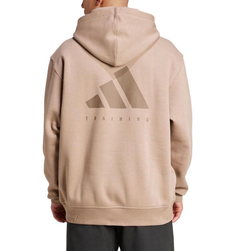 adidas Power Oversized Comfortable Loose Hoodie Men Hoodies Khaki JZ6250