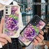Phone Case: 2D flat, fits Samsung Galaxy A34 A35 M05 M06 S20 S22 S21 FE Plus 5G, purple grape cartoon character, perfect Christmas and Halloween holid