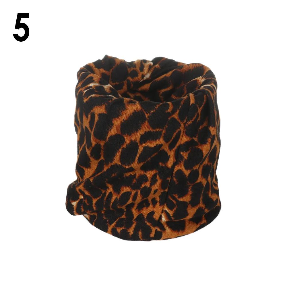 Unisex Cotton Ring Neck Scarf Headbands Autumn Winter Warm Soft Face Cover Outdoor Sports Warmer Snood Collar Headwear