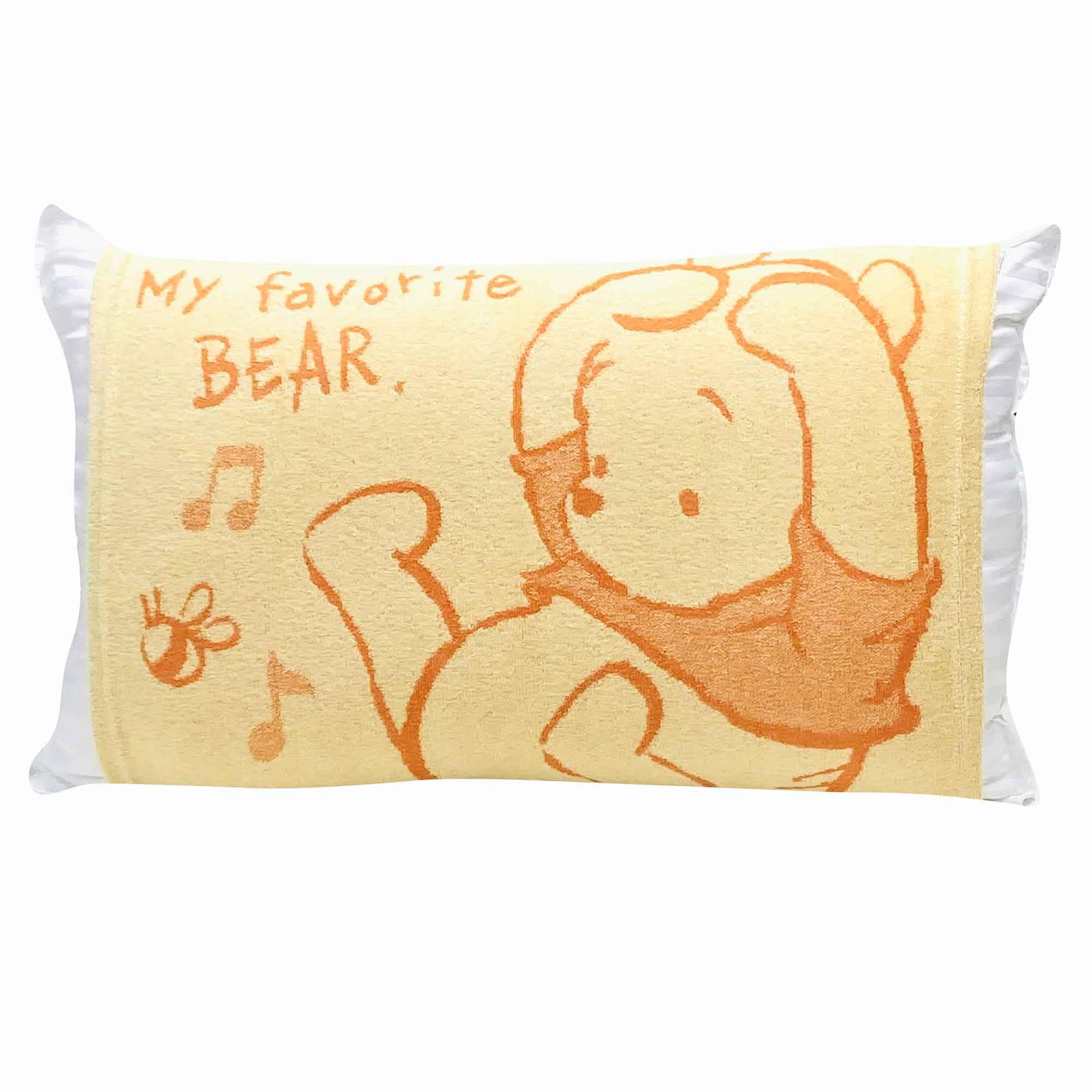 

MORIPiLO Disney Pillowcase the Pooh Pillowcase for Parents and Terry 43x63cm Plush Toy Disney Morishita Pillows (Winnie Children) Fabric, Stretchable,