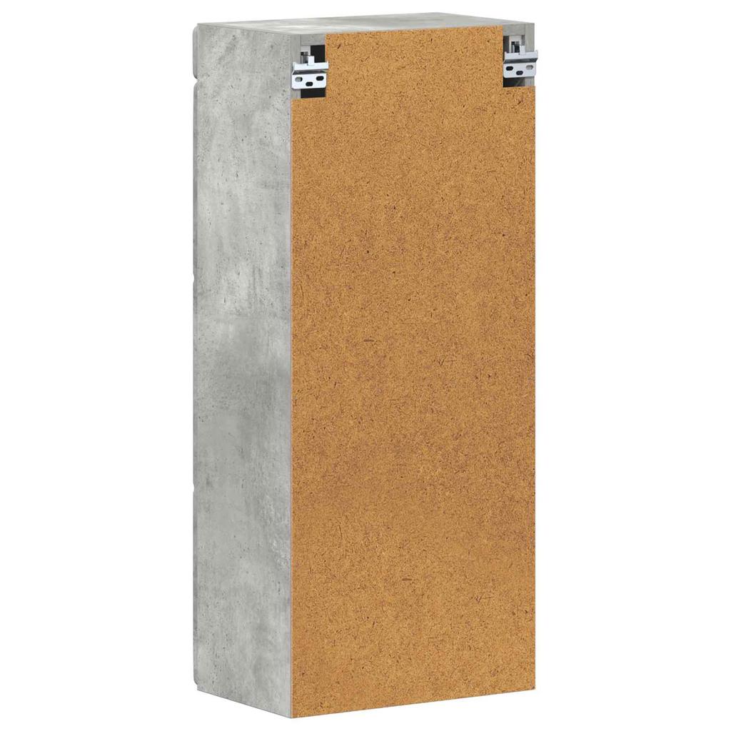 Bathroom Wall Cabinet TULUM Concrete Grey 37 x 24.5 x 86 cm
