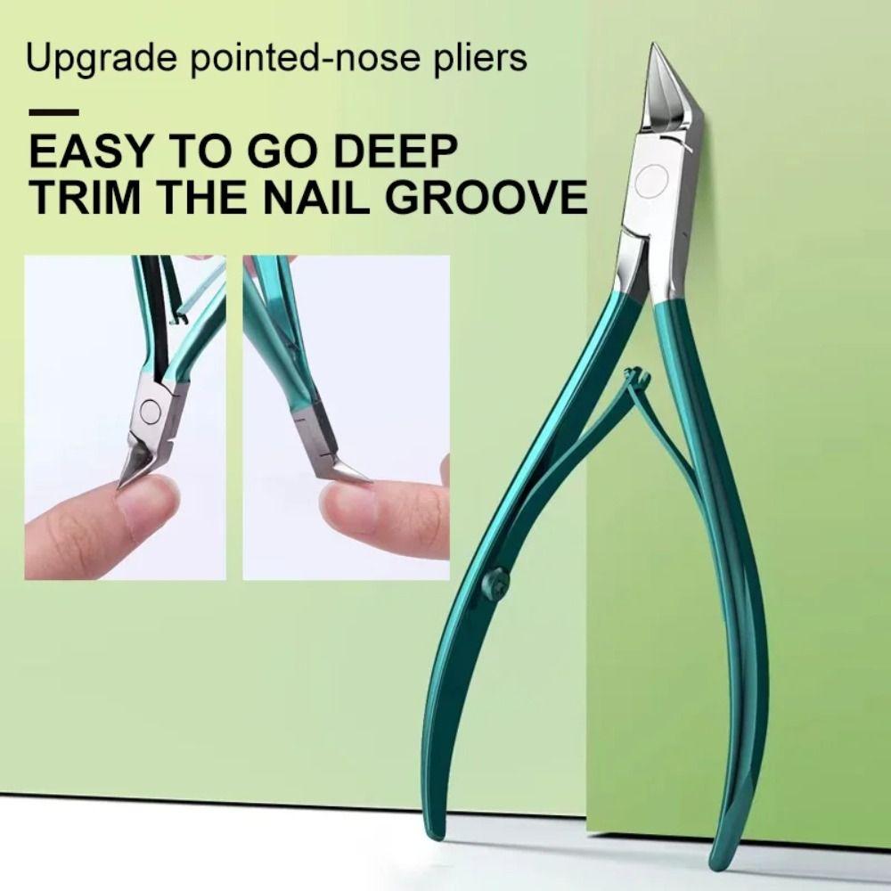 

Ножницы для ногтей из нержавеющей стали, ножницы для стрижки ногтей, профессиональные кусачки для кутикулы