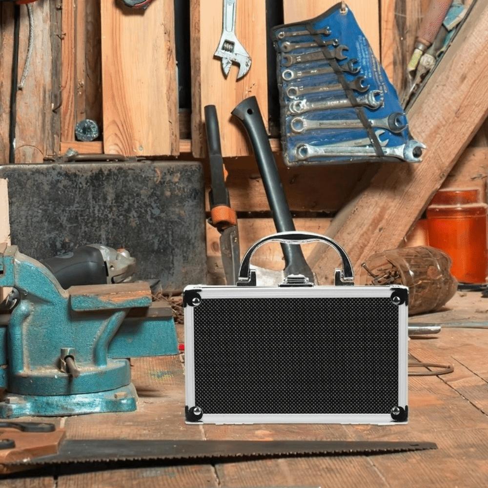 Drop-Resistant Aluminum Zinc Zinc Alloy Tool Box Impact Resistant Safety Briefcase  Instrument