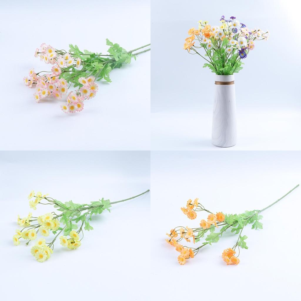 White Faux Daisy Mimic Flower For Photography Props And Event Decor