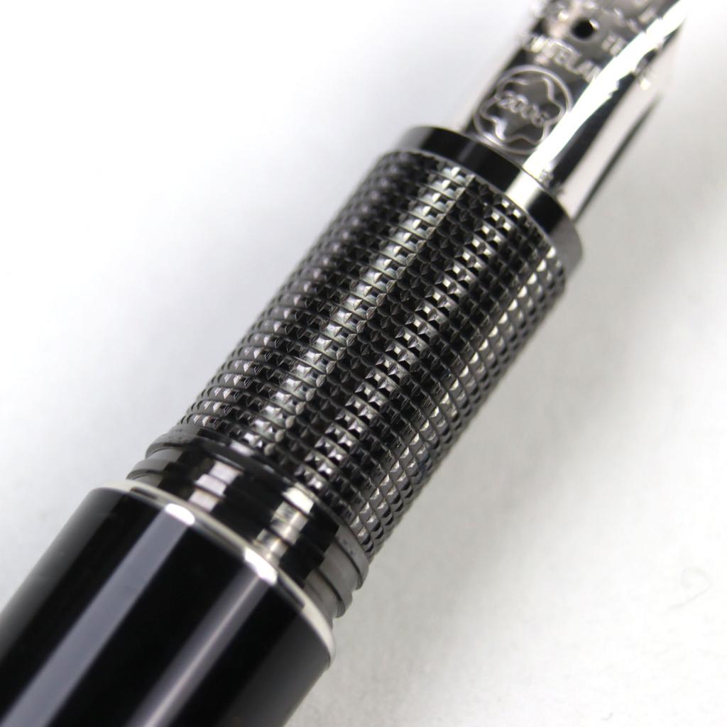 Very Good MONTBLANC Fountain Pen Starwalker 100th Anniversary 1P Diamond Logo Engraved 18K Used