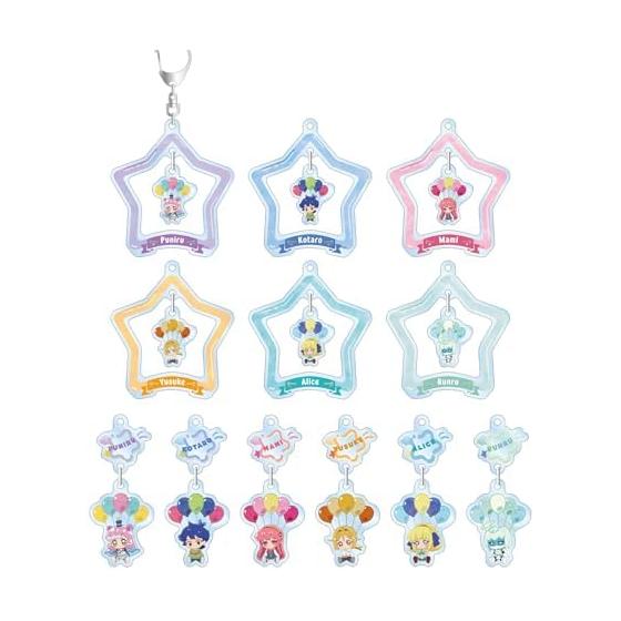 TV Anime  PuniPuni Poemi  Trading POPOON Wobbly Acrylic Keychains - 12 Piece Box