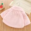 Baby Girls Thick Coat Warm Princess Shawl Coat