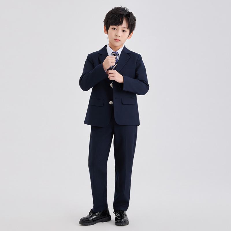 Uniformes Escolares Infantis Estilo Britânico para Jardim de Infância e Escola Primária para Primavera e Verão