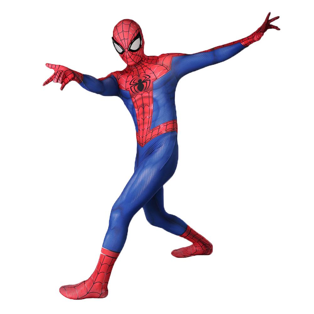 Spider-Man Spider Suit Jumpsuit Cosplay Costume Halloween Adult Kids Unisex
