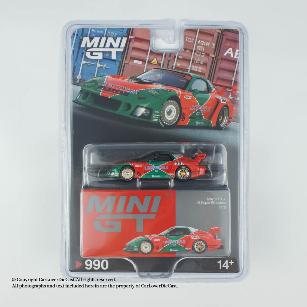 Mini Gt 1:64 Lbwk Lb-Works Abarth 595 35Gt-Rr Kuma Er34 Countach S15 Rx-7 Diecast Model Car