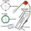 Glow Pin Aerial Parking Heater Glow Plug Quick Heating for Car Boats 12V 5KW/2KW