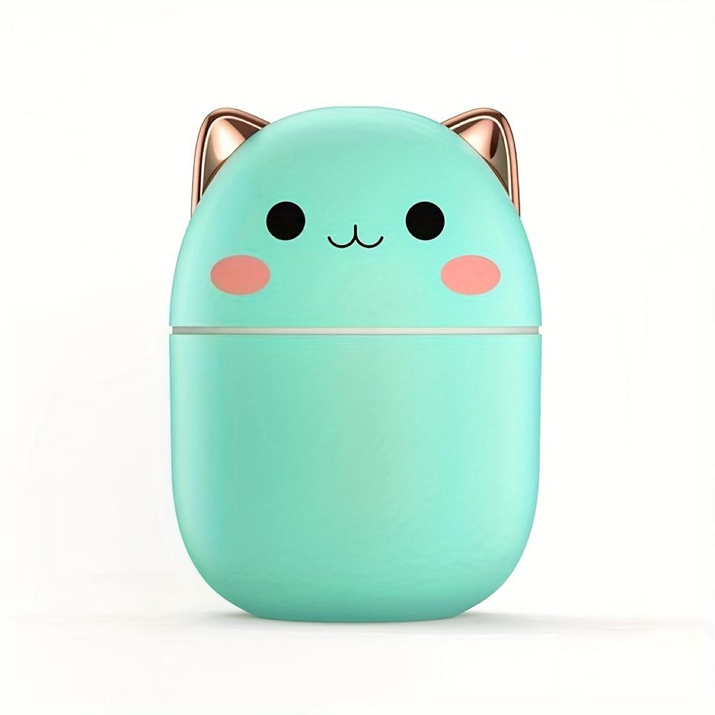 Bærbart LED-lys mini 250ml h2o Spray Mist luftfukter Double Wet Aroma Essential Oil Diffuser Bil usb luftfukter