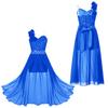 Barn Bryllup Blomster Jente Kjole Jente Ermeløs Blomster Blonder Rhinestone Maxi Romper Aftenkjole Danseklær