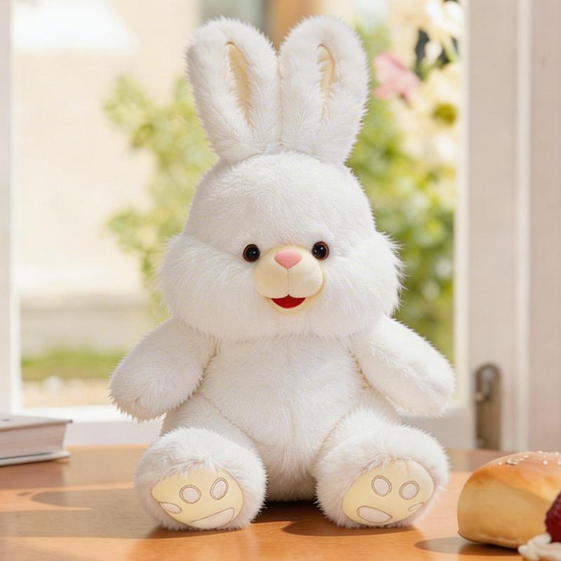 Hot Cute High Quality Cute Rabbit Plush Toys Soft Stuffed Cartoon Animal Doll Kawaii Sitting Rabbit Toy Pillow For Birthday Gift