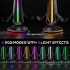 Controller Headset Stand Featuring Type C Charging Port and Adjustable LED Effects for Organized Gaming Setups