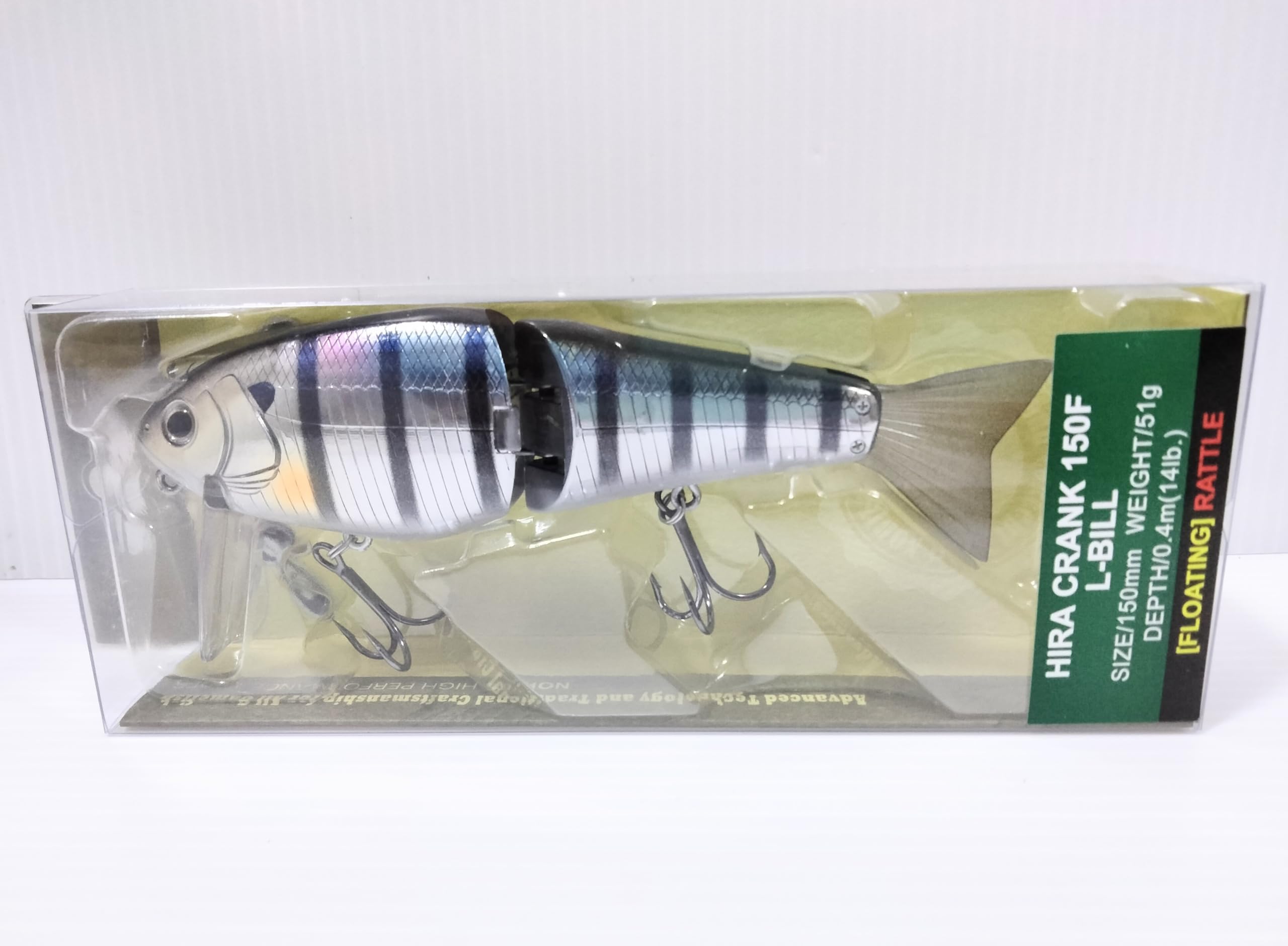 

Nories Hira Crank 150F Hologram Flashing Gill L-BILL жёлтый