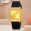 SKMEI Luxury Genuine Leather Strap Waterproof Casual Quartz Wristwatches Mens Sport Watch for Men Clock Reloj Hombre