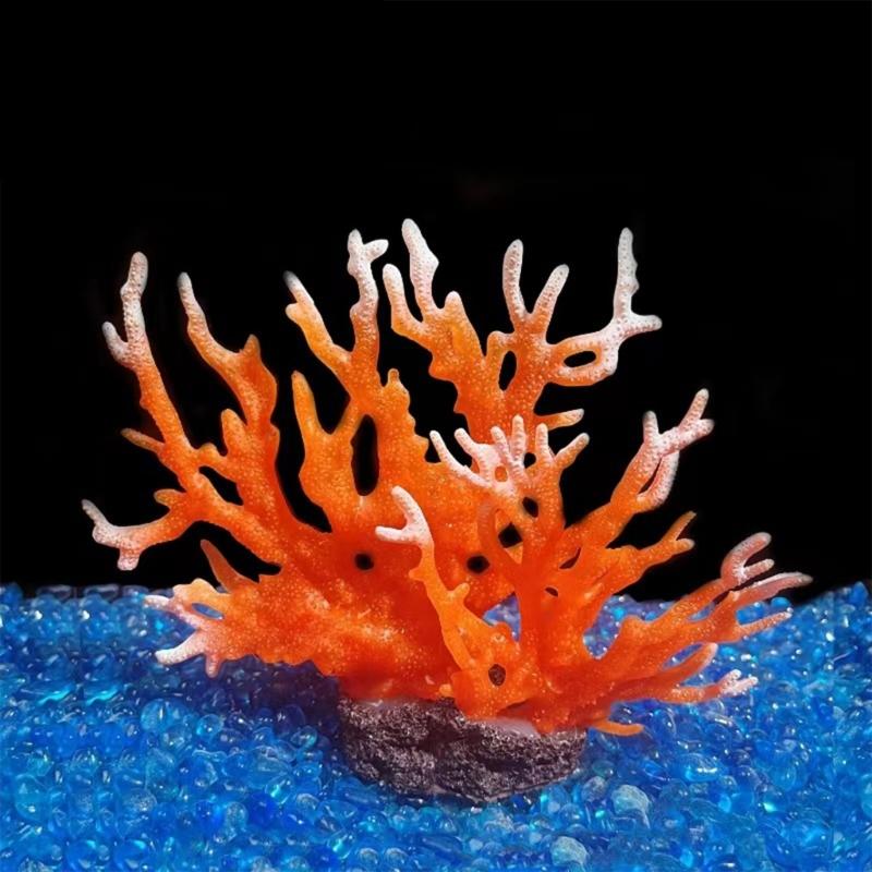 Artificial Coral Decorative Plant Tree Decors for Fish Tanks Ornaments Colorful Ornaments Plant for Terrarium Plant