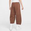 Nike Pantalones Casuales Cálidos de Felpa Holgados de Tiro Medio para Mujer Sportswear Phoenix IM7475-265
