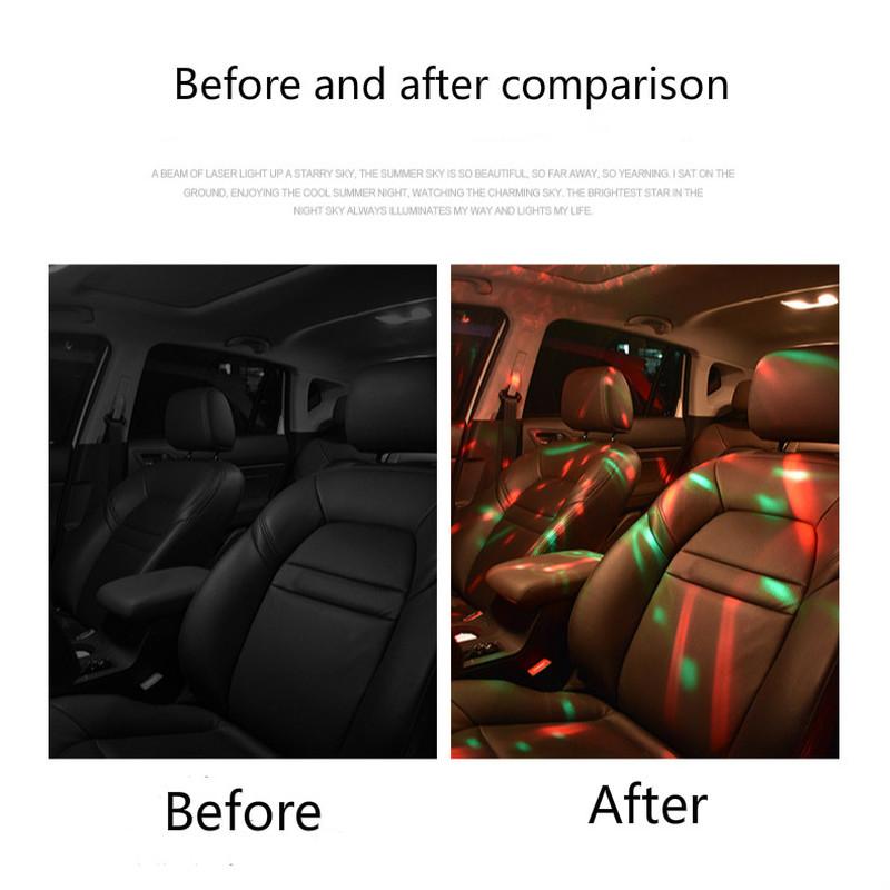 1 Pcs Multi Color USB LED Car Interior Lighting Kit Atmosphere Light Neon Colorful Lamps Interesting Portable Accessories