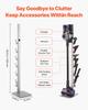 VEVOR Stofzuigerstandaard, Compatibel met Dyson G5 V15 V12 V11 V10 V8 V7 V6 Serie Steelstofzuigers & Accessoires