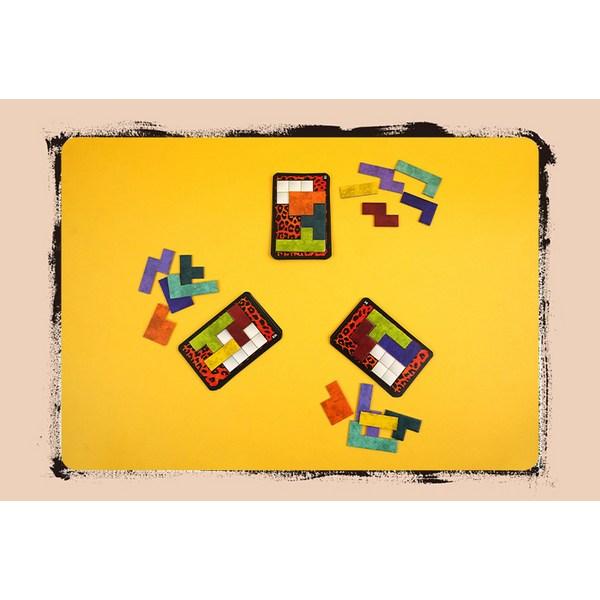 Korea Board Games Ubongo Mini, Mixed Colors, 1 Piece, Korea Representative Board Game