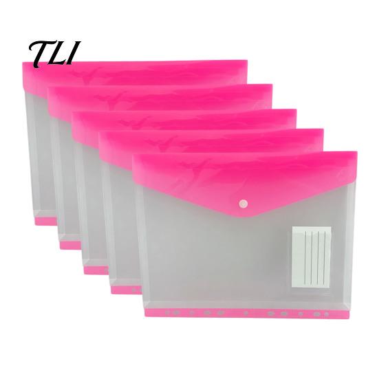 Waterproof Document Case 11 Hole Expanding File Pockets, Reusable PP Sleeves, Transparent Mesh Pouch Organizer Bag for Home Office And School Card