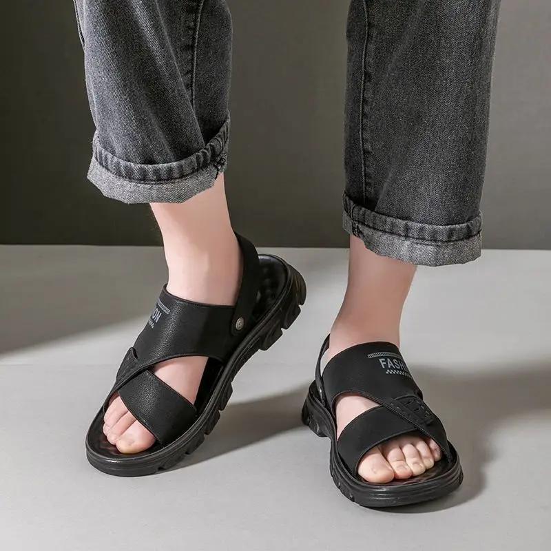Fashion Soft Man Sandals Internet Celebrity Clearance Sale Cheap Liquidation on Offer Wholesale New Design 2025 Descount Shoes for Men