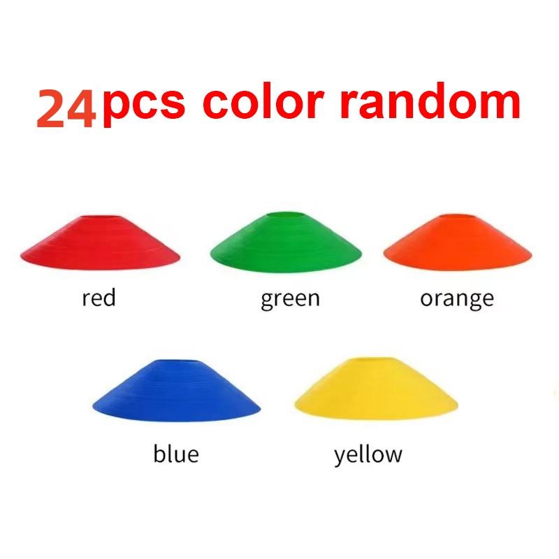 12pcs Professional Pan Cone Obstacle Avoidance Training Equipment - Children's Football Roller Skating Agile Sports Props