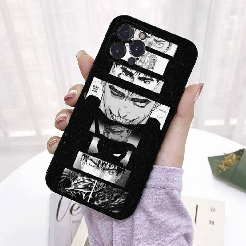 Berserk Guts Telefon Fall Für iPhone 8 7 6 6S Plus X SE 2020 XR XS 14 11 12 13 Mini Pro Max Mobile Fall