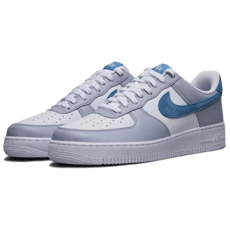 New Nike Air Force 1 Anti Slip Wear Resistant Low Top Skateboard Shoes Unisex Blue White HV1795-141