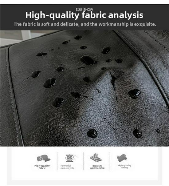 Bolsa de viaje portátil de cuero sintético para hombre: gran capacidad, separación de líquidos, equipaje de corta distancia o bolsa de fitness.